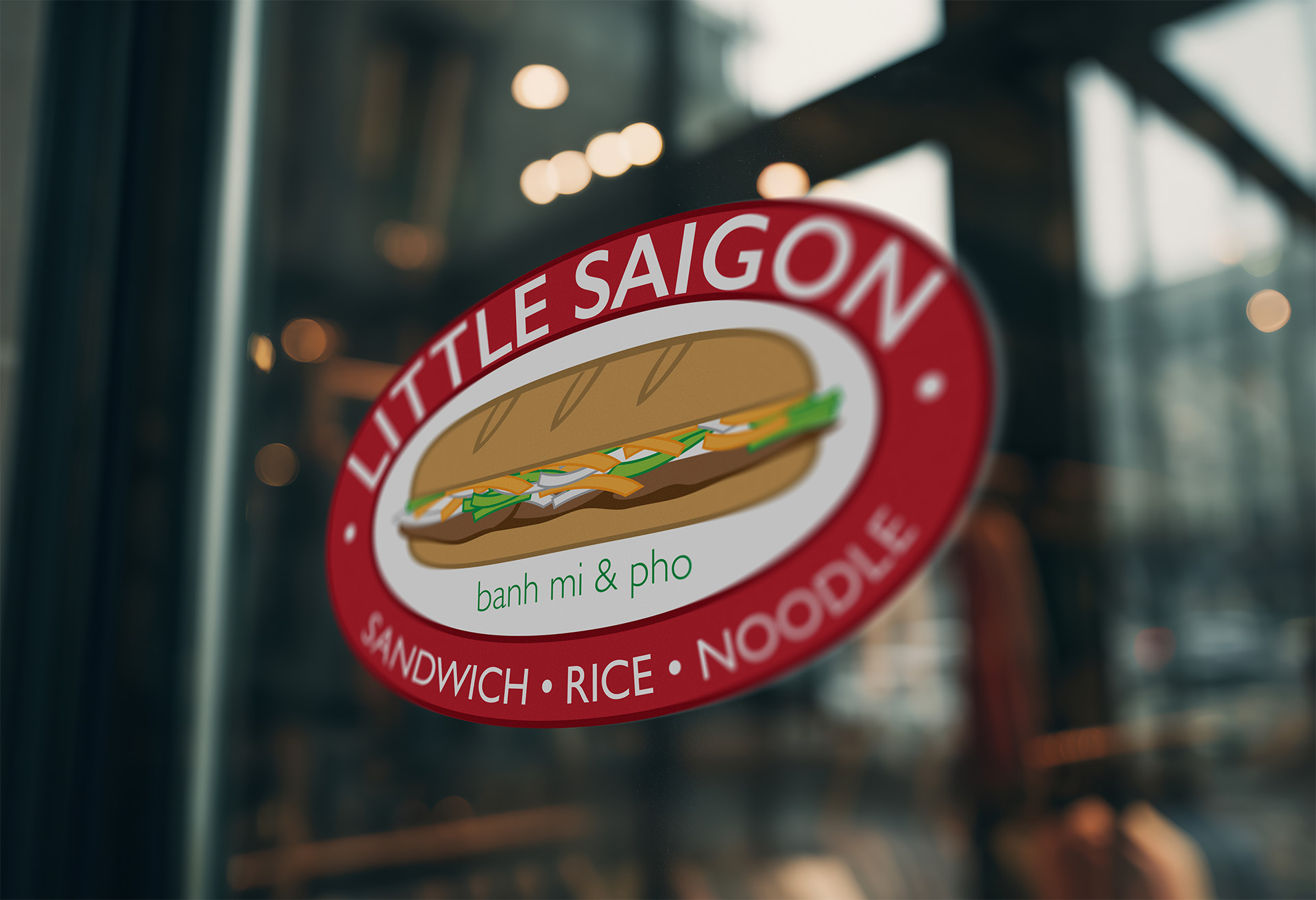 Little Saigon window sign