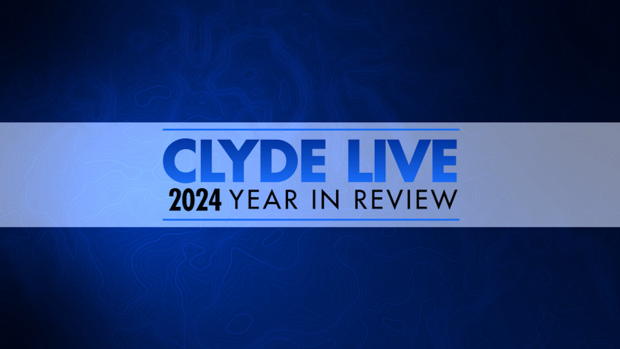 Clyde Live title animation